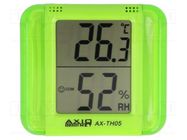 Thermo-hygrometer; LCD; -50÷70°C; 10÷99%RH; Accur: ±1°C; 0.1°C AXIOMET