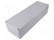 Enclosure: multipurpose; X: 120mm; Y: 360mm; Z: 82mm; GA; aluminium RITTAL
