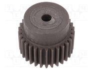 Spur gear; whell width: 25mm; Ø: 32mm; Number of teeth: 30; ZCL ELESA+GANTER