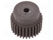 Spur gear; whell width: 25mm; Ø: 40mm; Number of teeth: 38; ZCL ELESA+GANTER