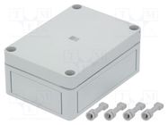 Enclosure: multipurpose; X: 94mm; Y: 130mm; Z: 57mm; PK; light grey RITTAL