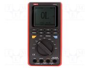 Digital multimeter; USB; LCD; VDC: 100uV÷400mV,4V,40V,400V,1kV UNI-T