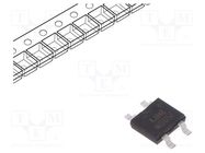 Bridge rectifier: single-phase; 50V; If: 0.5A; Ifsm: 35A; MBF; SMT LUGUANG ELECTRONIC