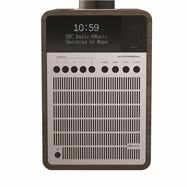 SuperSignal Compact DAB+ / FM / Bluetooth Combo Radio Walnut-Silver