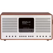 SuperConnect Stereo DAB+ / FM / Bluetooth Internet Radio Walnut-Silver