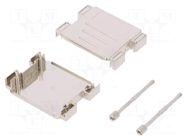 Enclosure for connectors: D-Sub adapters; straight; shielded ENCITECH