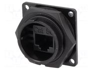 Connector: RJ45; coupler; DC; PIN: 8; Cat: 5e; unshielded; 8p8c SWITCHCRAFT