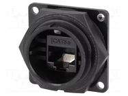 Connector: RJ45; socket; DC; PIN: 8; Cat: 5e; 8p8c; Locking: bayonet SWITCHCRAFT