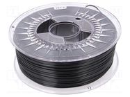 Filament: PET-G; Ø: 1.75mm; galaxy black; 220÷250°C; 1kg DEVIL DESIGN