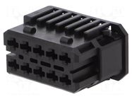 Connector: automotive; plug; female; MCP 2.8; PIN: 10; for cable TE Connectivity