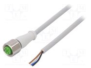 Connection lead; M12; PIN: 4; straight; 3m; plug; 250VAC; 7014; PVC MURR ELEKTRONIK