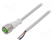 Cable: for sensors/automation; M12; PIN: 4; straight; 3m; plug; 7014 MURR ELEKTRONIK