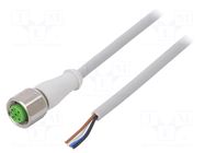 Cable: for sensors/automation; M12; PIN: 4; straight; 3m; plug; 7014 MURRELEKTRONIK