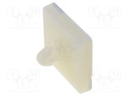 PCB distance; polyamide; L: 3.5mm; self-adhesive; natural; UL94V-2 FIX&FASTEN