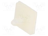 PCB distance; polyamide; L: 6.4mm; self-adhesive; natural; UL94V-2 FIX&FASTEN