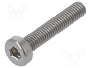 Screw; M3x16; 0.5; Head: cheese head; hex key; HEX 2mm; DIN 7984 BOSSARD