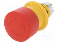 Switch: emergency stop; 16mm; Stabl.pos: 2; NC x3; red; none; Pos: 2 