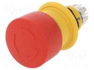 Switch: emergency stop; 16mm; Stabl.pos: 2; NC x2 + NO; red; none EAO