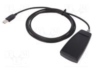 RFID reader; 5V; RS232,USB; 96x47x24mm; 60mA; 125kHz; ART10499-1 ELATEC