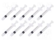 Syringe; 3ml; transparent; Luer Lock; polypropylene; 10pcs. FISNAR