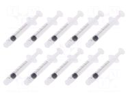 Syringe; 3ml; transparent; Luer Lock; polypropylene; 10pcs. FISNAR