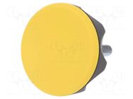 Knob; Ø: 56mm; Ext.thread: M8; 30mm; technopolymer PA; Cap: yellow ELESA+GANTER