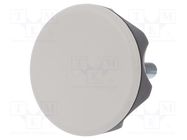 Knob; Ø: 56mm; Ext.thread: M8; 30mm; technopolymer PA; Cap: grey ELESA+GANTER