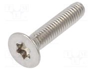 Screw; 4x20; Head: countersunk; Torx®; TX20; A2 stainless steel 