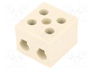 Terminal block; screw terminal; 16mm2; 450V; ways: 2; terminals: 4 BM GROUP