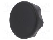 Knob; Ø: 70mm; Int.thread: M16; 17mm; H: 35mm; technopolymer PA ELESA+GANTER