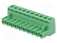 Pluggable terminal block; 5mm; ways: 10; straight; plug; female PHOENIX CONTACT