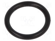 O-ring gasket; NBR caoutchouc; Thk: 1.5mm; Øint: 10mm; black 