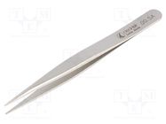 Tweezers; 120mm; for precision works; Type of tweezers: straight IDEAL-TEK