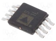 IC: analog switch; SPDT; Ch: 1; parallel; MSOP8; tube; 135MHz Analog Devices