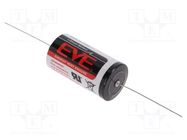 Battery: lithium; C; 3.6V; 8500mAh; non-rechargeable; Ø26x50mm EVE BATTERY