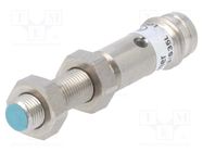 Sensor: inductive; OUT: PNP / NO; 0÷1mm; 10÷30VDC; M5; IP67; 100mA BAUMER