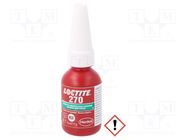 Anaerobic adhesive; green; bottle; 10ml; -55÷180°C LOCTITE