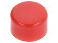 Cap; Ø4x2.4mm; red; GB; GB NKK SWITCHES