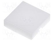 Cap; UB series; 12x12x3mm; white; UB NKK SWITCHES