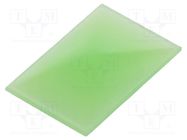 Cap; UB series; 15.35x10.35x0.5mm; green; UB NKK SWITCHES