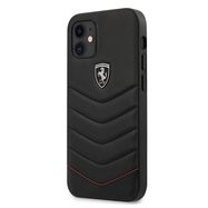 Ferrari FEHQUHCP12SBK iPhone 12 mini 5.4&quot; black/black hardcase Off Track Quilted, Ferrari