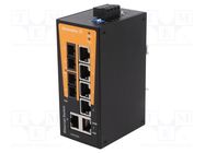 Switch Ethernet; unmanaged; Number of ports: 8; 9.6÷60VDC; IP30 