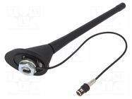 Antenna; car top,automotive; 0.175m; AM,FM; Audi; with amplifier 4CARMEDIA