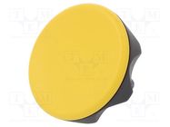 Knob; Ø: 56mm; Ext.thread: M8; 20mm; technopolymer PA; Cap: yellow ELESA+GANTER