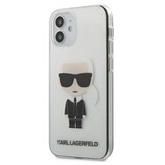 Karl Lagerfeld KLHCP12STRIK iPhone 12 mini 5,4" hardcase Transparent Ikonik, Karl Lagerfeld