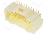 Connector: wire-board; socket; male; Pico-Clasp; 1mm; PIN: 20; SMT 