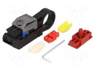 Stripping tool; Øcable: 2.5÷7.6mm; Wire: coaxial PRESSMASTER