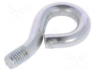 Hook; ring; steel; zinc; 50mm DROMET