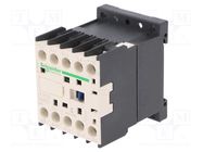 Contactor: 4-pole; NO x4; 24VDC; 9A; TeSys K; screw terminals; 690V SCHNEIDER ELECTRIC