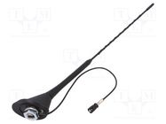 Antenna; car top; 0.4m; AM,FM; VW; with amplifier; 0.3m 4CARMEDIA